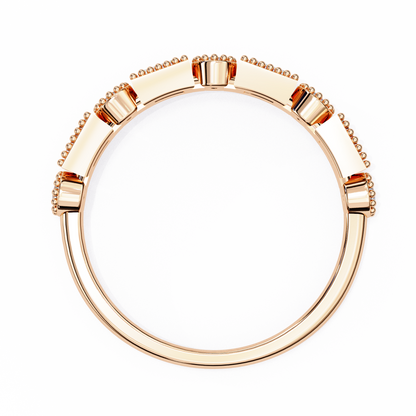Vintage Deco Lab Grown Diamond Ring