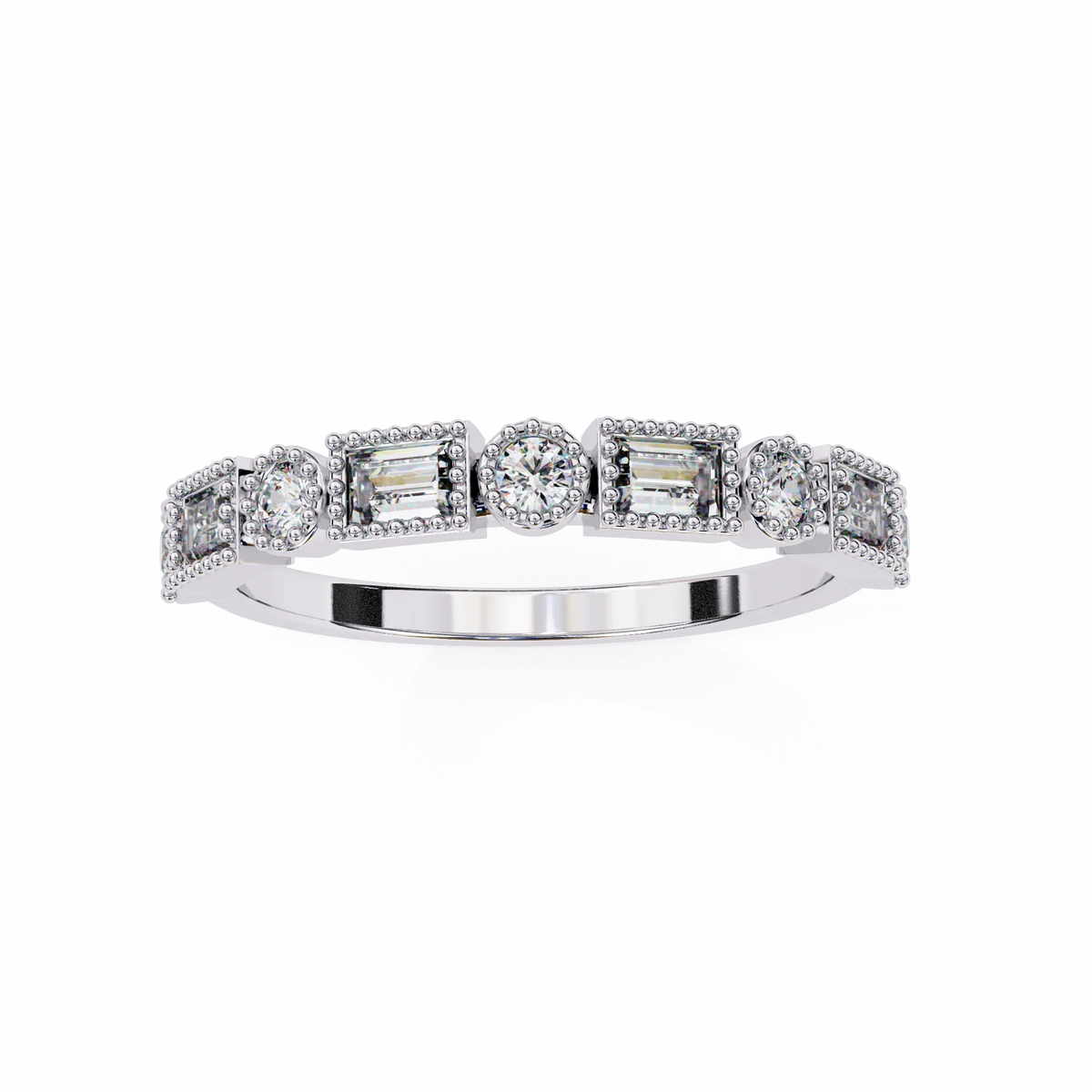 Vintage Deco Lab Grown Diamond Ring - Ophiratbf