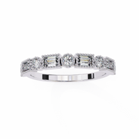 Vintage Deco Lab Grown Diamond Ring - Ophiratbf