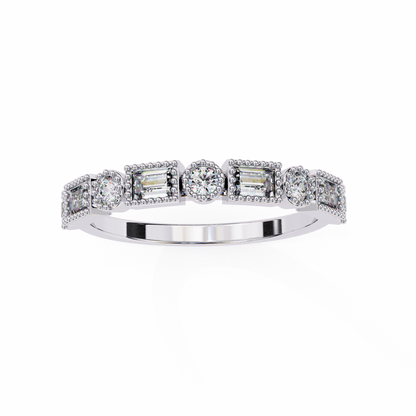 Vintage Deco Lab Grown Diamond Ring