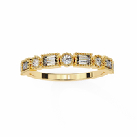 Vintage Deco Lab Grown Diamond Ring - Ophiratbf