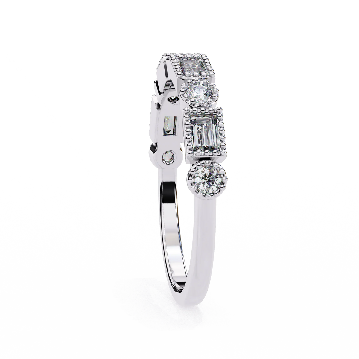 Vintage Deco Lab Grown Diamond Ring - Ophiratbf