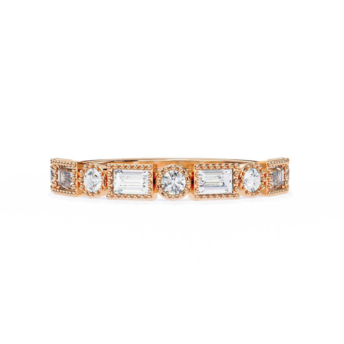Vintage Deco Lab Grown Diamond Ring - Ophiratbf