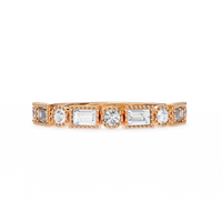 Vintage Deco Lab Grown Diamond Ring - Ophiratbf
