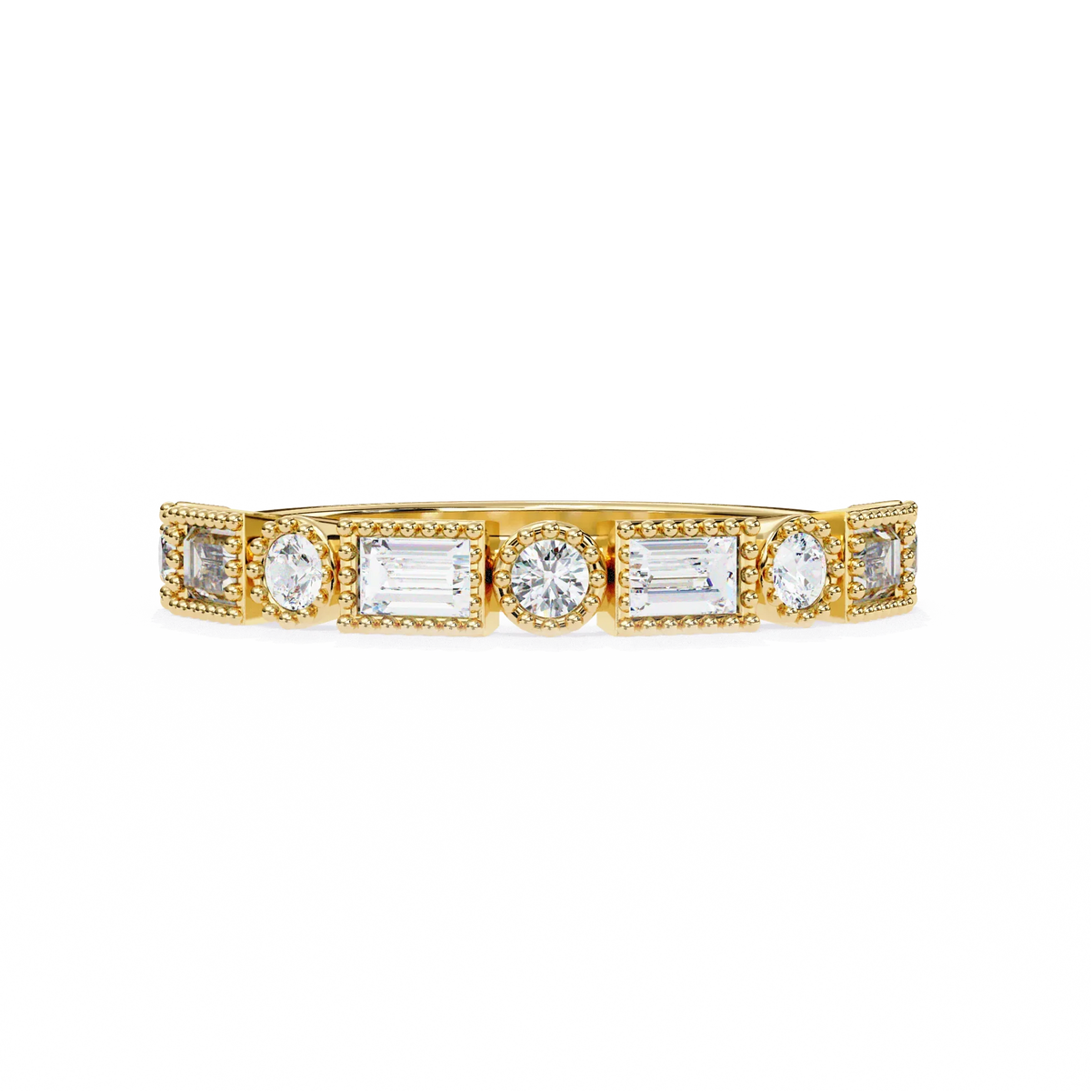 Vintage Deco Lab Grown Diamond Ring - Ophiratbf