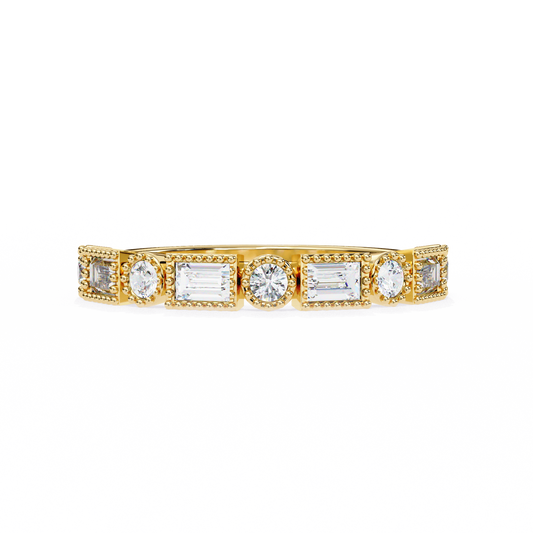 Vintage Deco Lab Grown Diamond Ring