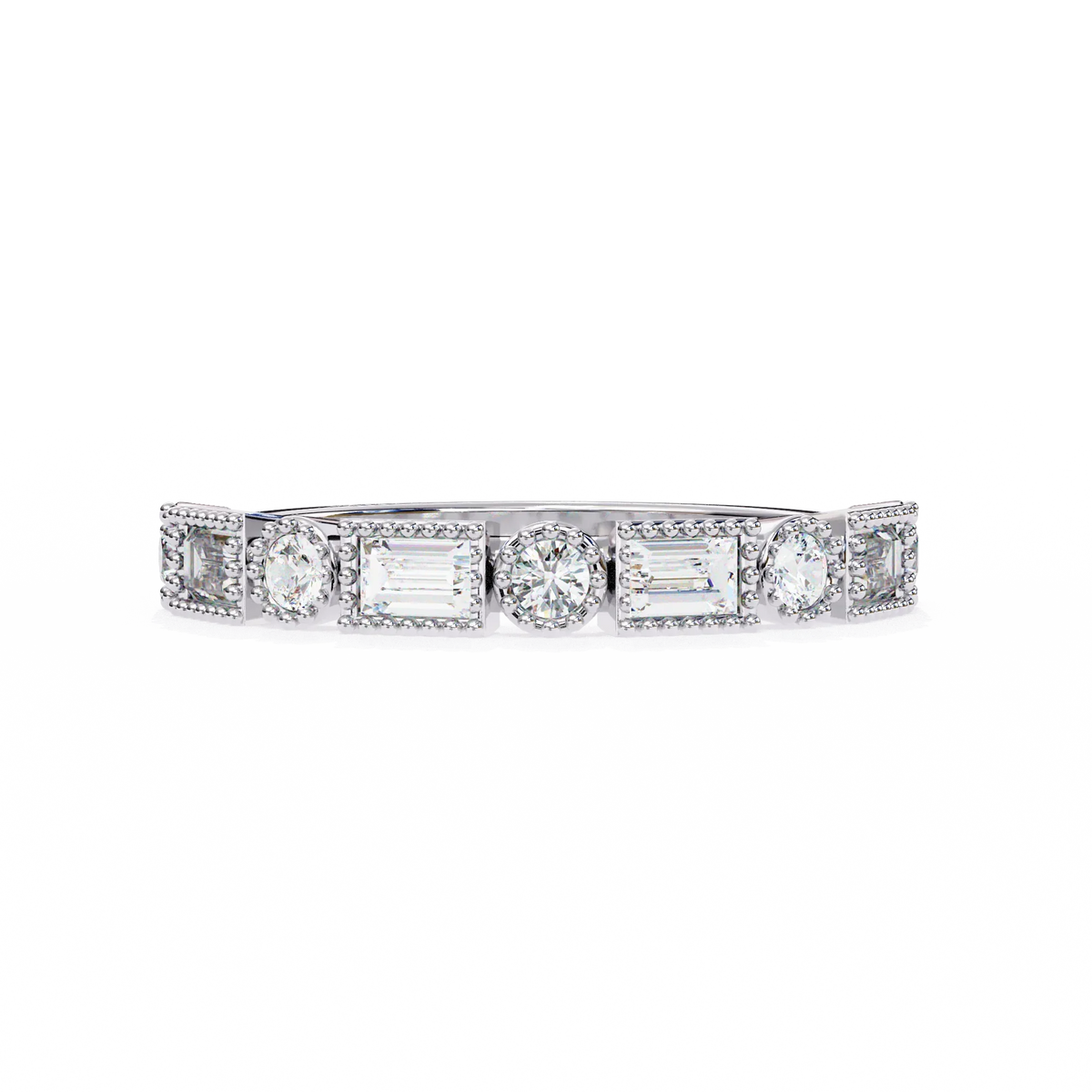 Vintage Deco Lab Grown Diamond Ring - Ophiratbf