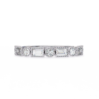 Vintage Deco Lab Grown Diamond Ring - Ophiratbf