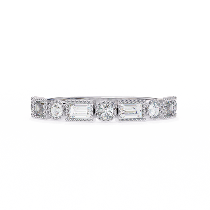 Vintage Deco Lab Grown Diamond Ring