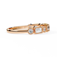 Vintage Deco Lab Grown Diamond Ring - Ophiratbf