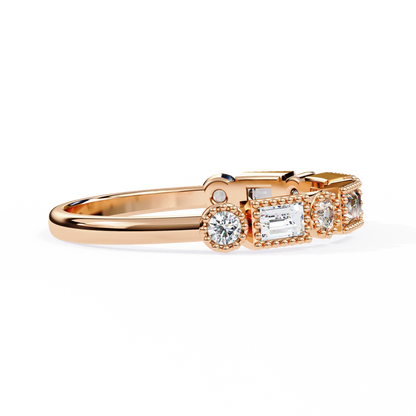 Vintage Deco Lab Grown Diamond Ring