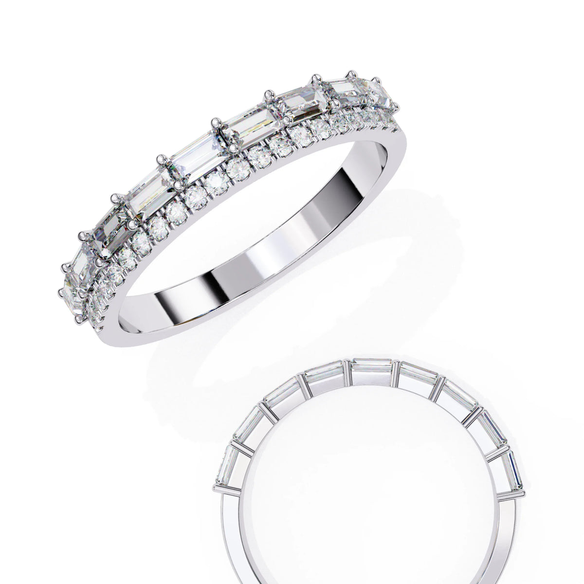 Duo Brilliance Lab Grown Diamond Ring - Ophiratbf