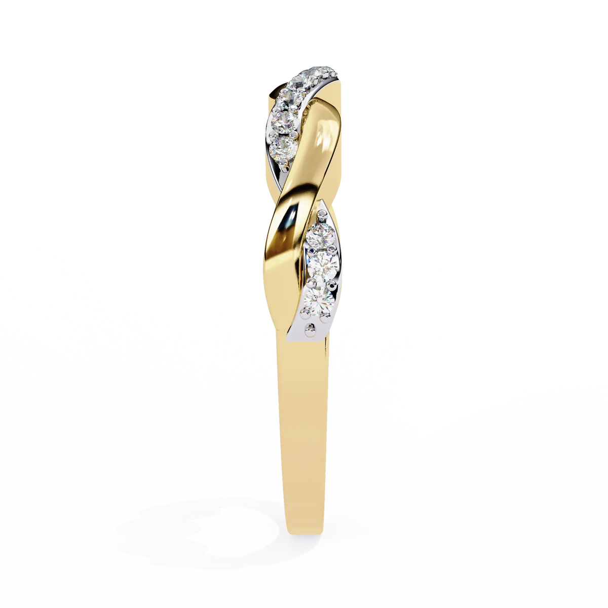 Eternal Weave Lab Grown Diamond Ring - Ophiratbf