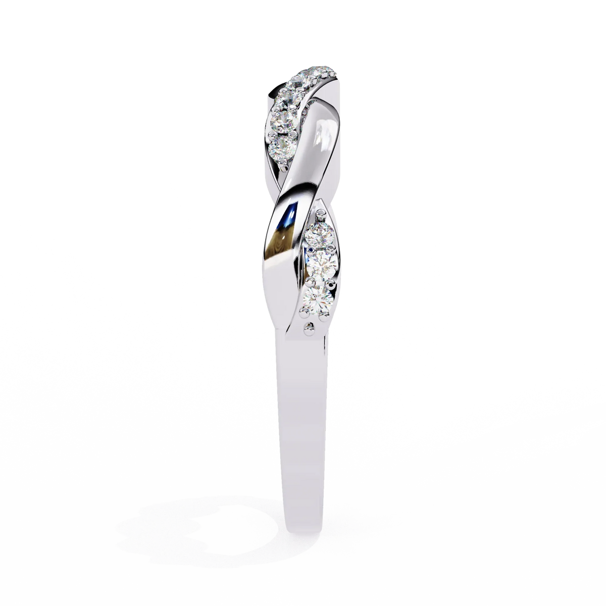 Eternal Weave Lab Grown Diamond Ring - Ophiratbf