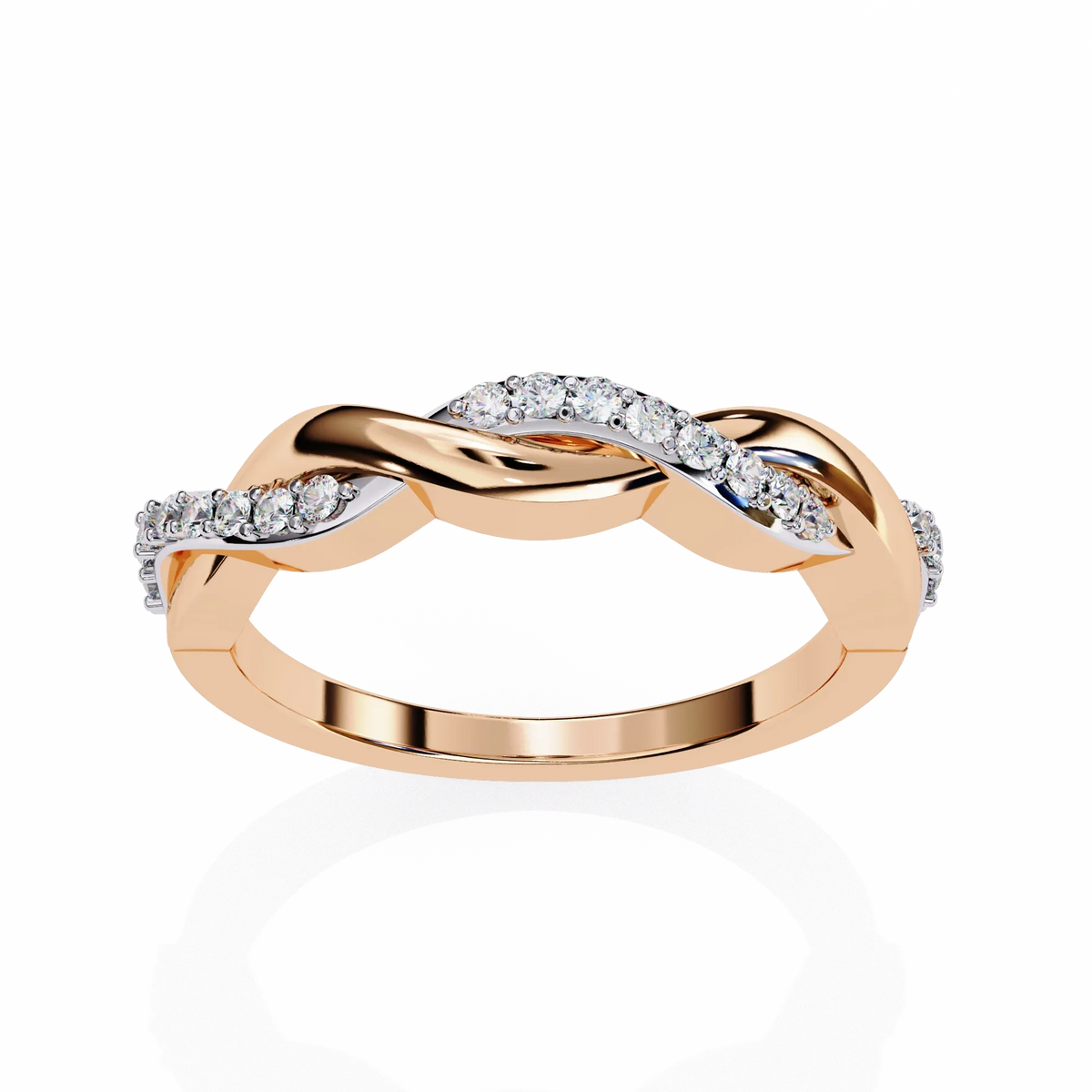Eternal Weave Lab Grown Diamond Ring - Ophiratbf