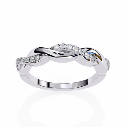 Eternal Weave Lab Grown Diamond Ring