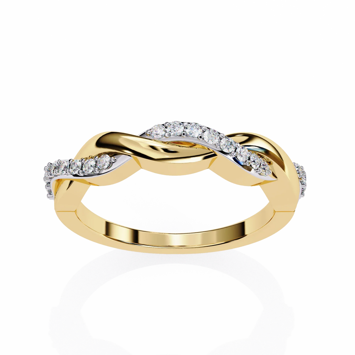 Eternal Weave Lab Grown Diamond Ring - Ophiratbf