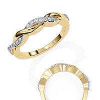 Eternal Weave Lab Grown Diamond Ring - Ophiratbf