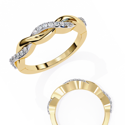 Eternal Weave Lab Grown Diamond Ring