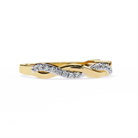 Eternal Weave Lab Grown Diamond Ring - Ophiratbf