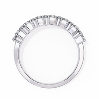 Radiant Double Row Lab Grown Diamond Ring - Ophiratbf