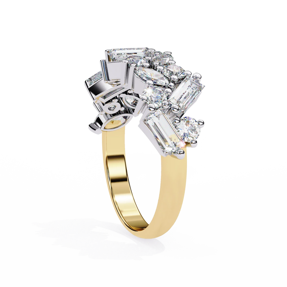 Avant Cluster Lab Grown Diamond Ring - Ophiratbf