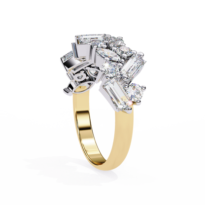 Avant Cluster Lab Grown Diamond Ring