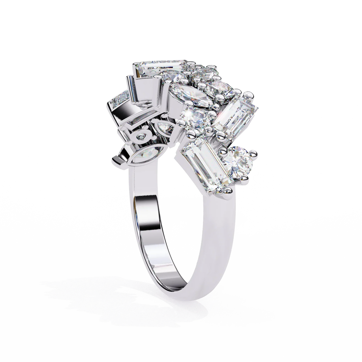 Avant Cluster Lab Grown Diamond Ring - Ophiratbf