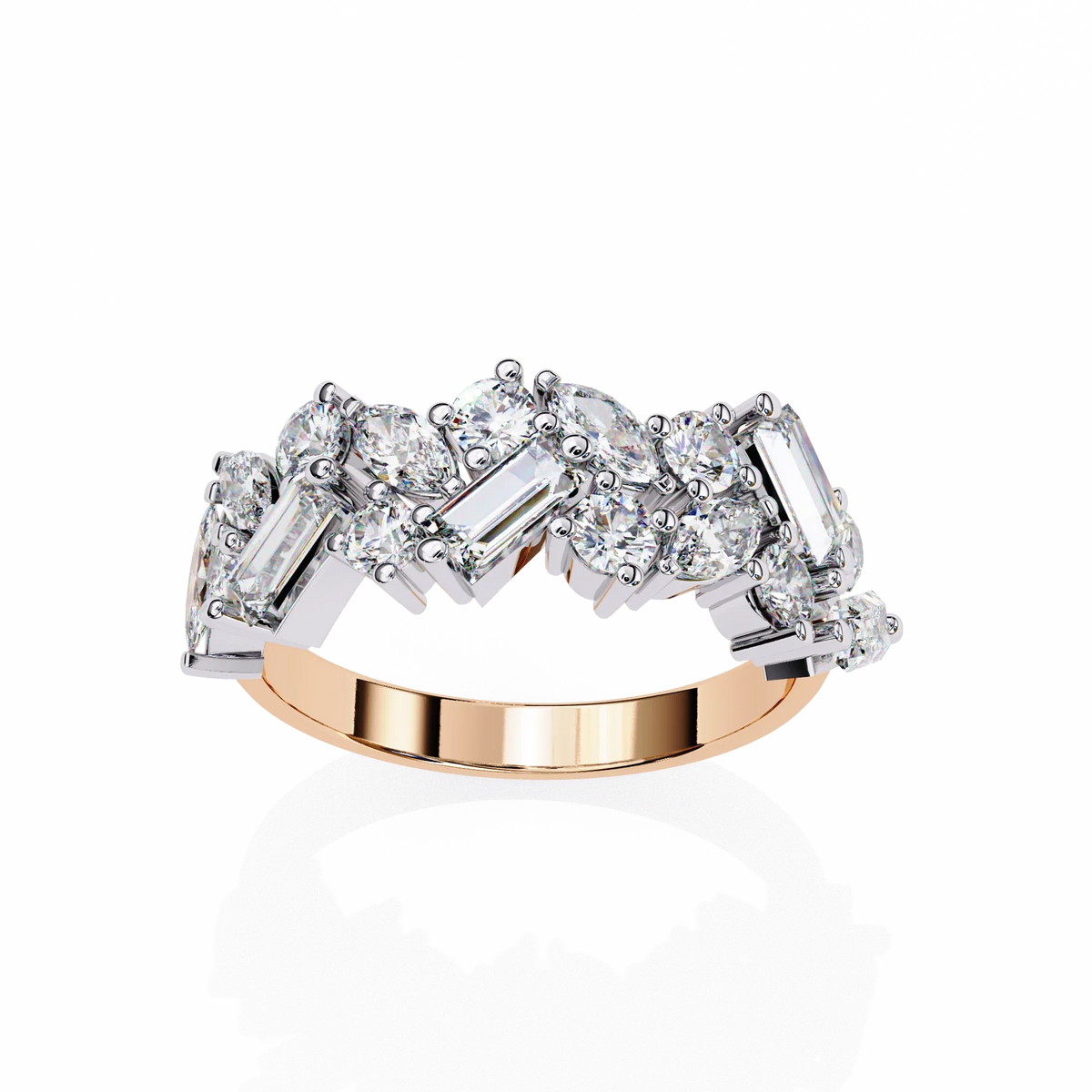 Avant Cluster Lab Grown Diamond Ring - Ophiratbf
