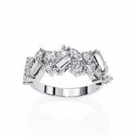 Avant Cluster Lab Grown Diamond Ring - Ophiratbf