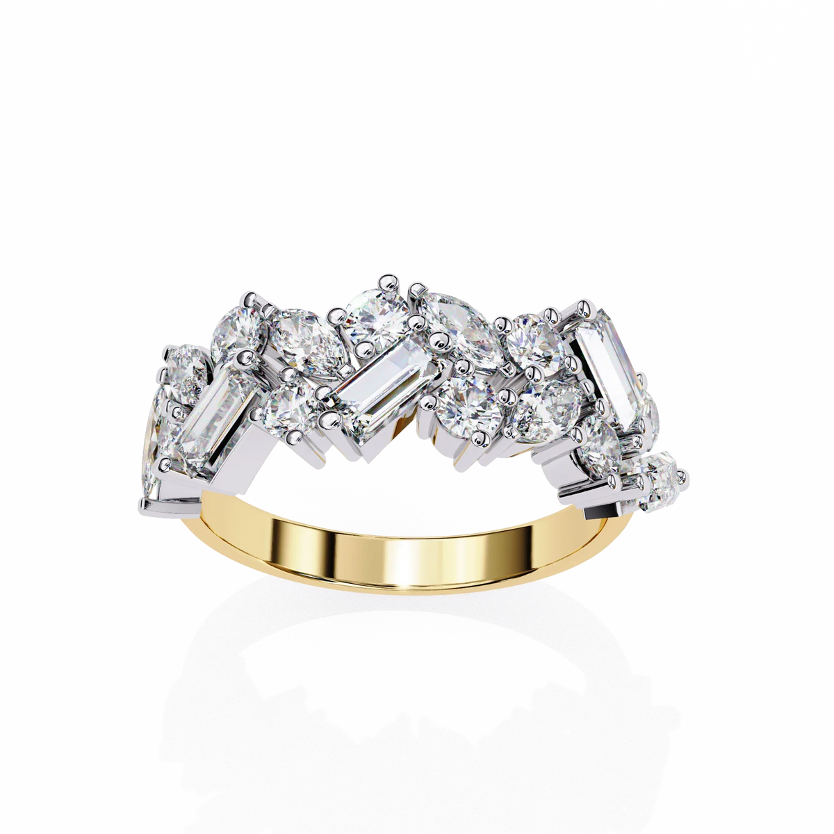Avant Cluster Lab Grown Diamond Ring - Ophiratbf