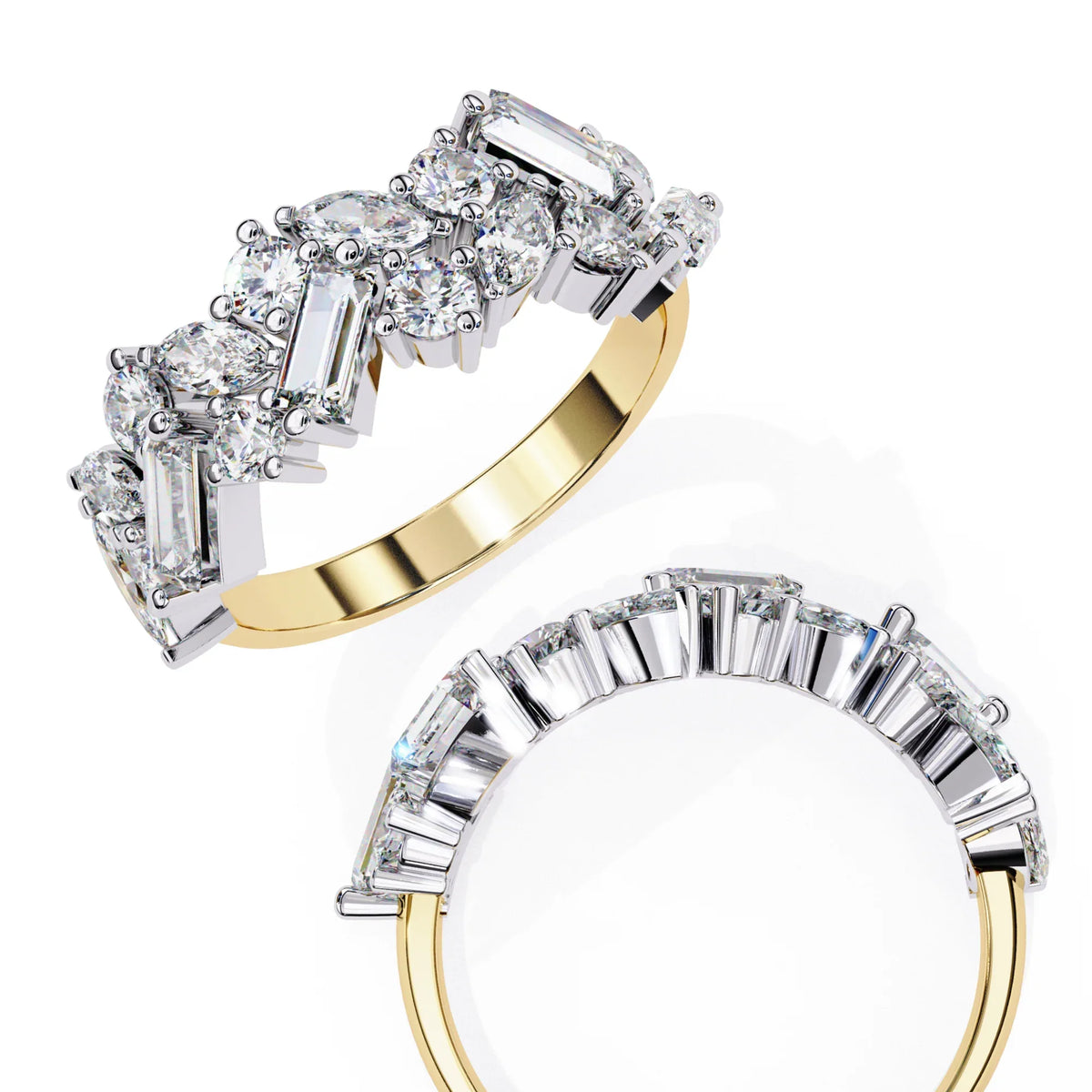 Avant Cluster Lab Grown Diamond Ring - Ophiratbf