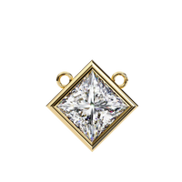 Solstice Bezel Princess Pendant - Ophiratbf