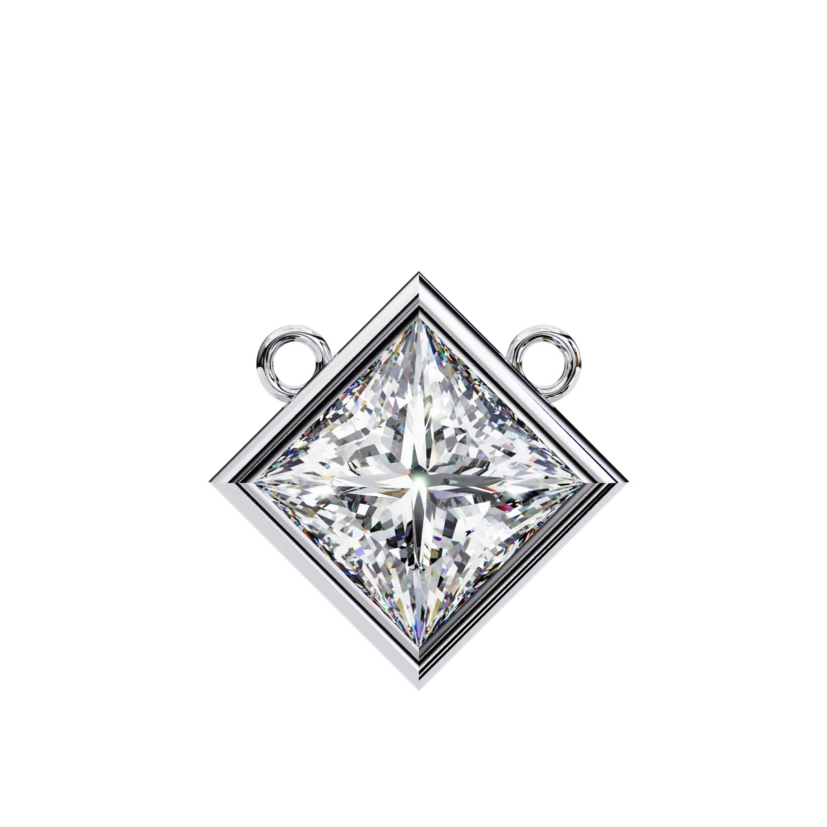 Solstice Bezel Princess Pendant - Ophiratbf