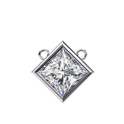 Solstice Bezel Princess Pendant
