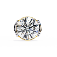 Aura Modern Bezel Lab Grown Diamond Studs - Ophiratbf