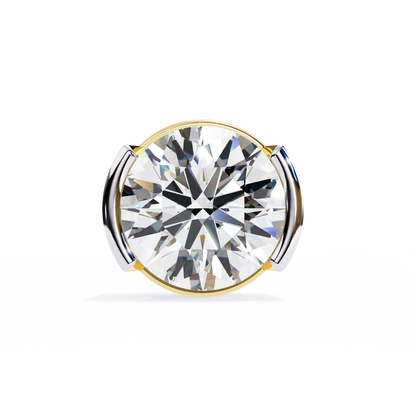 Aura Modern Bezel Lab Grown Diamond Studs