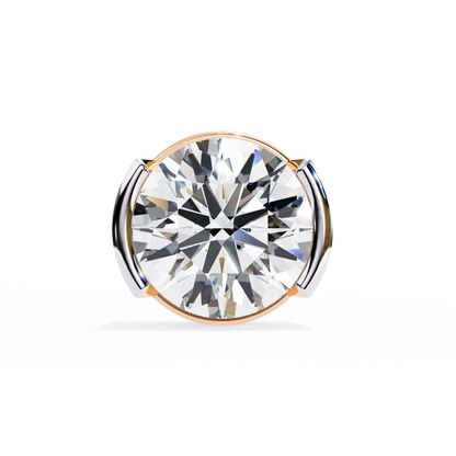 Aura Modern Bezel Lab Grown Diamond Studs