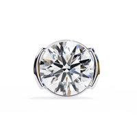 Aura Modern Bezel Lab Grown Diamond Studs - Ophiratbf