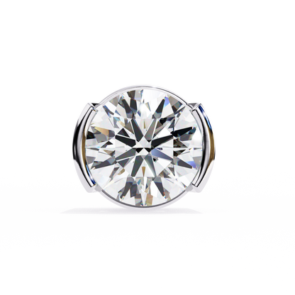 Aura Modern Bezel Lab Grown Diamond Studs