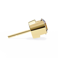 Aura Modern Bezel Lab Grown Diamond Studs - Ophiratbf