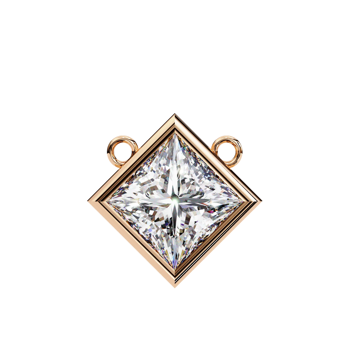 Solstice Bezel Princess Pendant - Ophiratbf