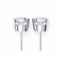 Aura Modern Bezel Lab Grown Diamond Studs - Ophiratbf