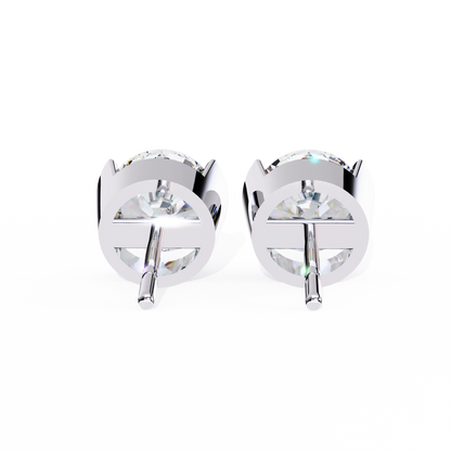 Aura Modern Bezel Lab Grown Diamond Studs