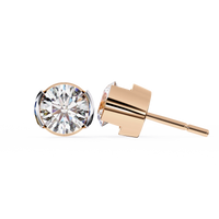 Aura Modern Bezel Lab Grown Diamond Studs - Ophiratbf