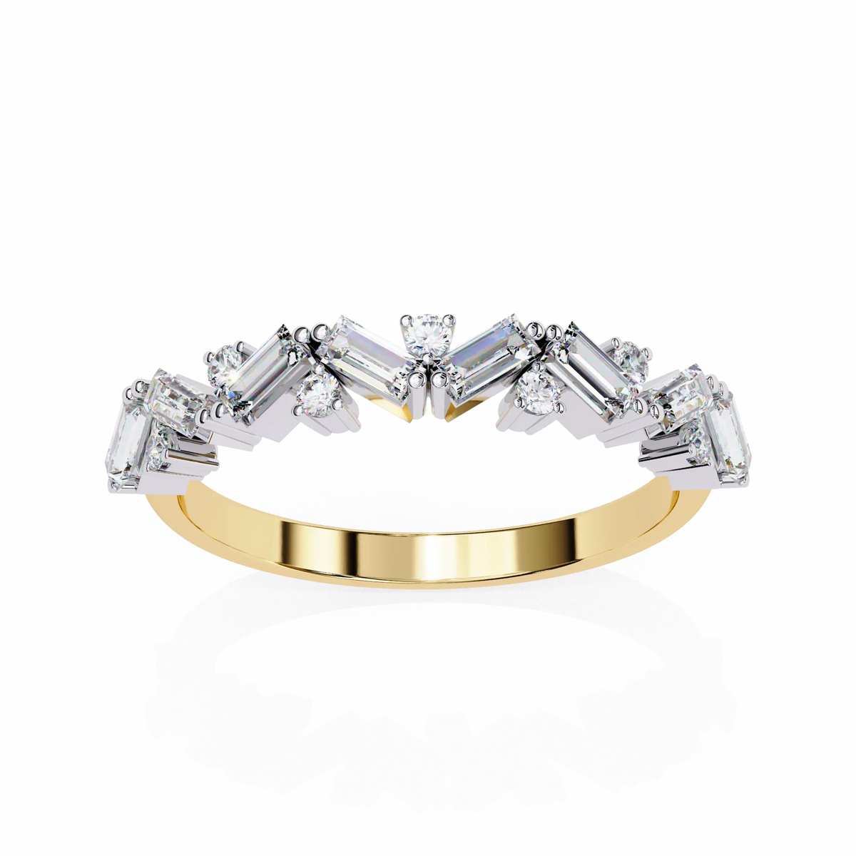 Cascade Cluster Lab Grown Diamond Ring - Ophiratbf