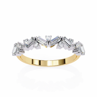 Cascade Cluster Lab Grown Diamond Ring - Ophiratbf