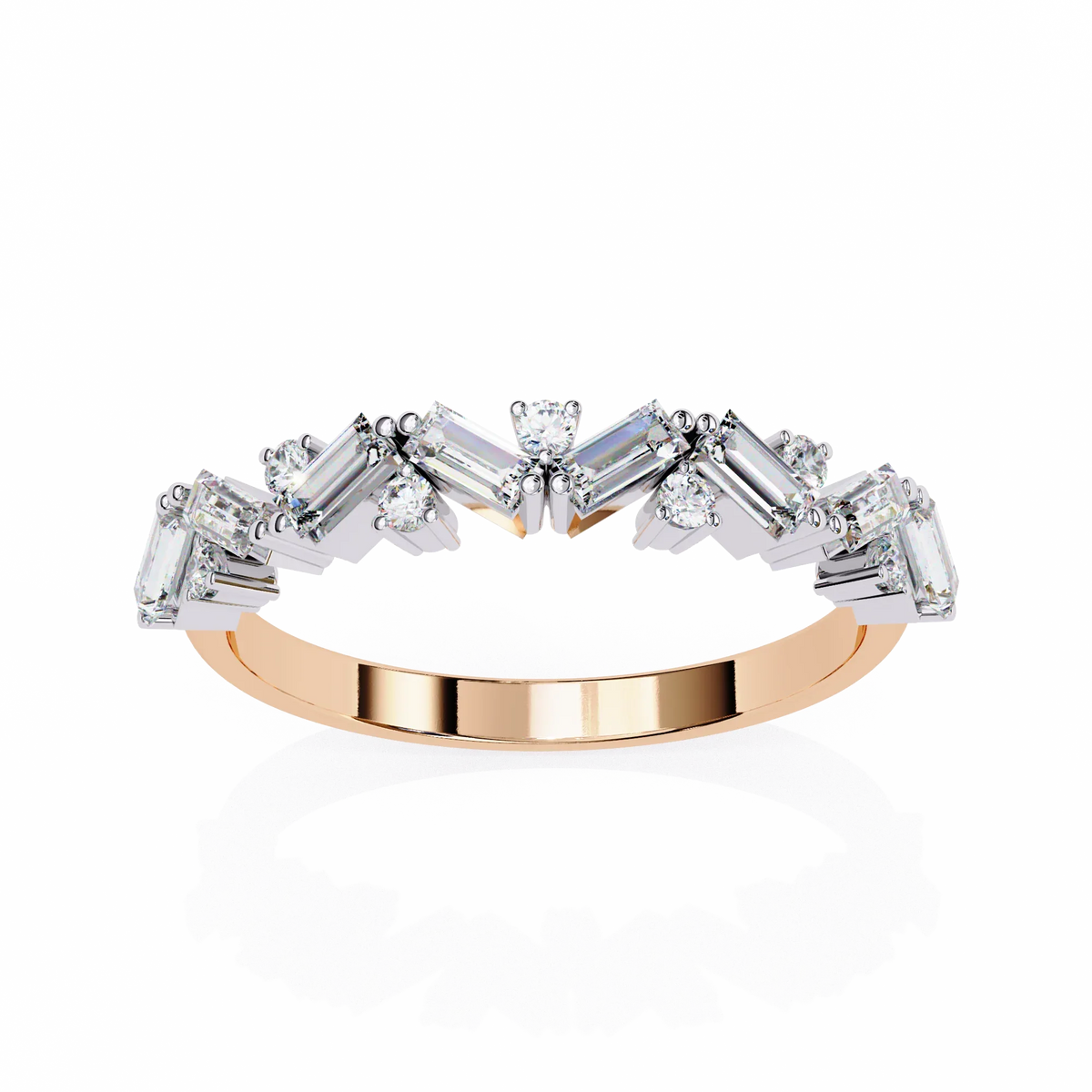 Cascade Cluster Lab Grown Diamond Ring - Ophiratbf