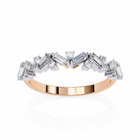 Cascade Cluster Lab Grown Diamond Ring - Ophiratbf
