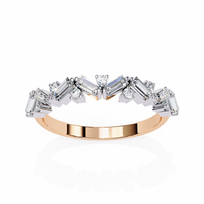 Cascade Cluster Lab Grown Diamond Ring